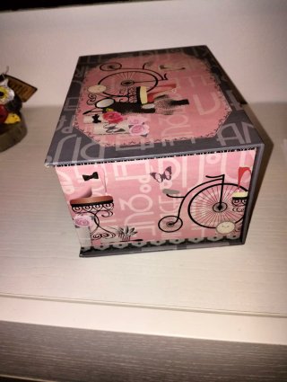 Joyero caja decorada