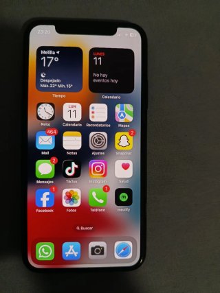 iPhone X 64GB Negro Batería 100%