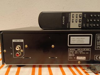 Reproductor Lector CD HiFi SONY CDP-M305