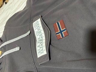 Sudadera Napapijri Gris con Logo