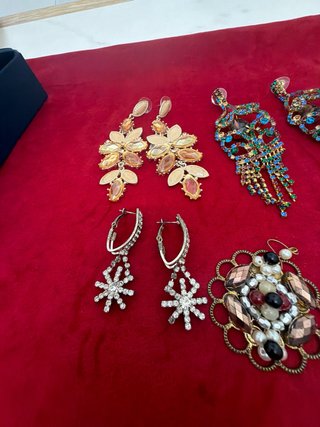 Set 4 paia orecchini vintage