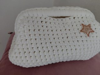 Clutch bag bianca