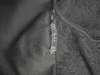 Camiseta manga larga encaje Zara - talla M