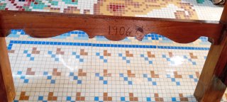 Sillones antiguos madera y cuerda 1906