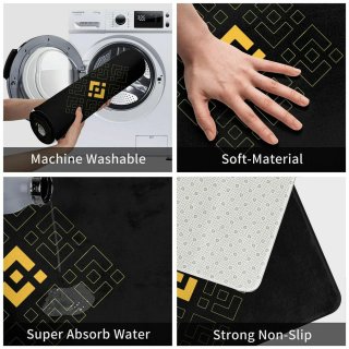 Tappetino bagno Binance Coin Crypto BNB