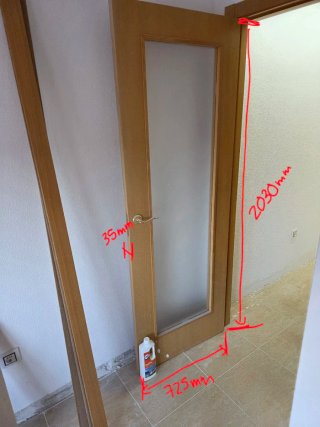 Puertas de madera maciza para interior