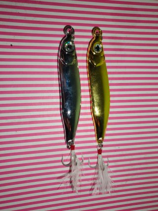 2 señuelos de pesca Jigs 80g