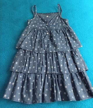 Vestido niña estrellas
