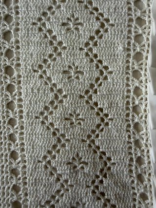 Colcha Crochet Artesanal - Hecha a Mano - 1,35 met