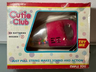 Brinquedo Vintage Cutie Club a Corda