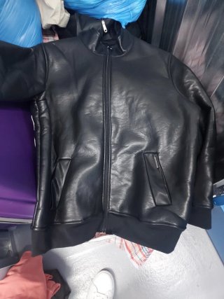 Chaqueta Piel ECI Dy Bie Negra