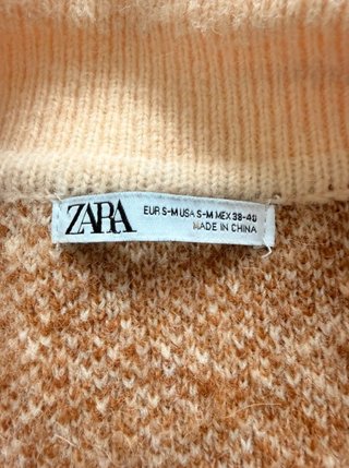 Cardigan Zara Gradiente Tam. S/M