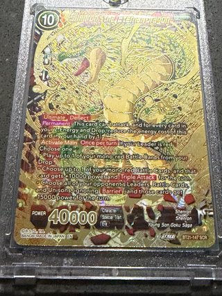 Carta Dragon Ball Shenron BT21-147 SCR de segunda mano por 115 EUR