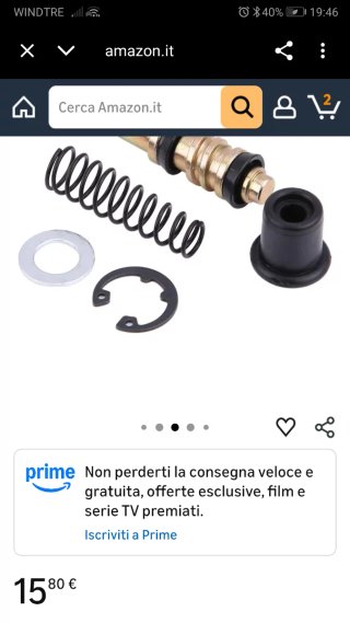 Pompa freno scooter ricambi