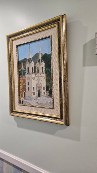 Cuadro Óleo Santuario La Fuensanta