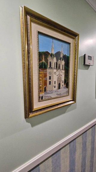 Cuadro Óleo Santuario La Fuensanta