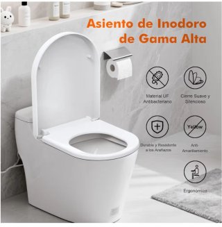Tapa Asiento Inodoro IBERGRIF M41001 Blanca