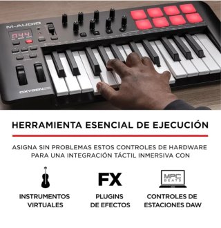 Teclado Controlador M-Audio Oxygen 25 MKV