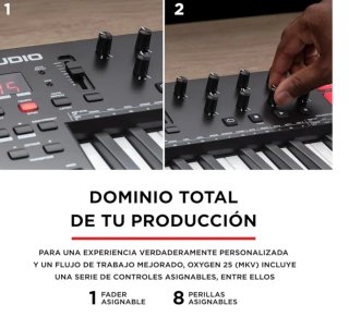 Teclado Controlador M-Audio Oxygen 25 MKV