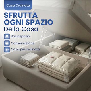 Set 9 Sacchi sottovuoto vestiti coperte piumone