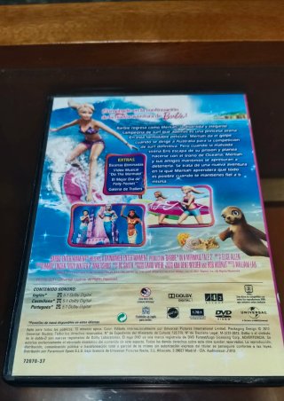 DVD Barbie en Una Aventura de Sirenas 2
