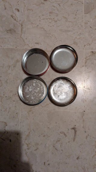 Set 2 scatole di latta vintage con bambine