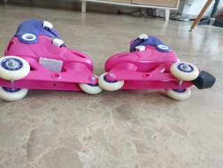 Patines Oxelo Talla 26-28 Rosa/Morado