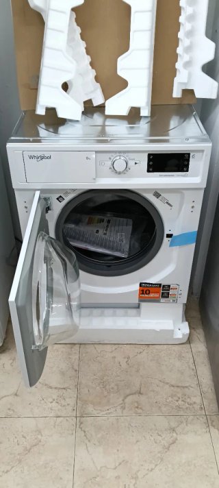 LAVADORA WHIRLPOOL INTEGRADA 8 KG RPM 1400 NUEVA