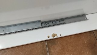 Mesa de comedor blanca moderna
