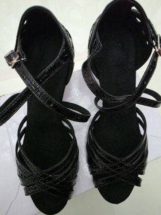 Zapatos de baile latino negros