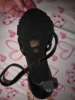 Zapatos de baile latino negros