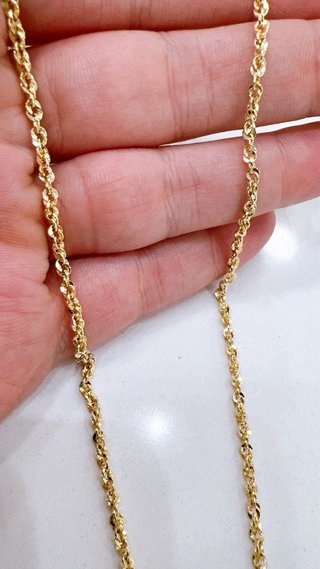 Collana iride in oro giallo 9kt 375