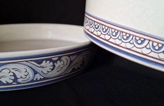 MACETERO CON PLATO CERÁMICA ARCER COIMBRA PORTUGAL
