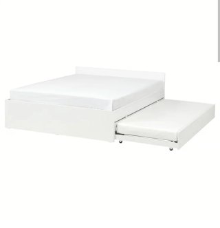 Cama VIHALS 140cm + Cama Nido IKEA + colchón.