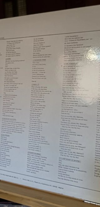Simon & Garfunkel-Bookends Vinilo como nuevo. 1970