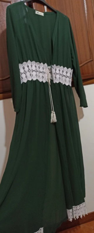 Kimono leggero con pizzo