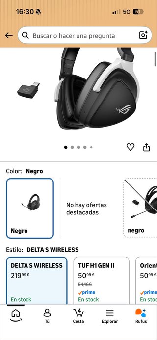 Asus ROG Delta S Wireless OFERTON!