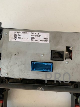 Sistema navegación GPS Lancia 735377324