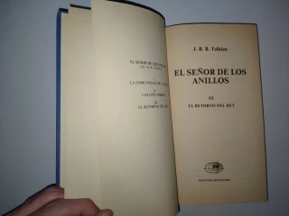 Tolkien El Señor de los Anillos primera edición