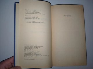 Tolkien El Señor de los Anillos primera edición