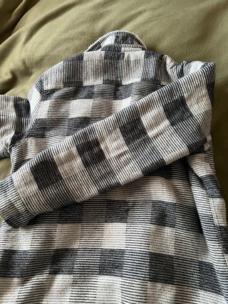 Sobrecamisa SMOG cuadros beige y negro