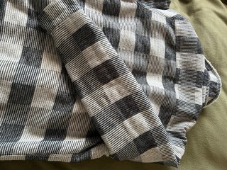 Sobrecamisa SMOG cuadros beige y negro