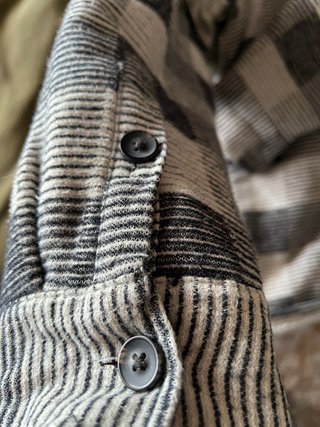 Sobrecamisa SMOG cuadros beige y negro