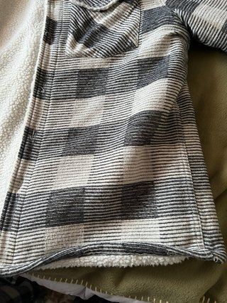 Sobrecamisa SMOG cuadros beige y negro