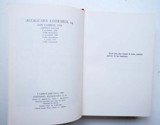 Varios libros de Cela