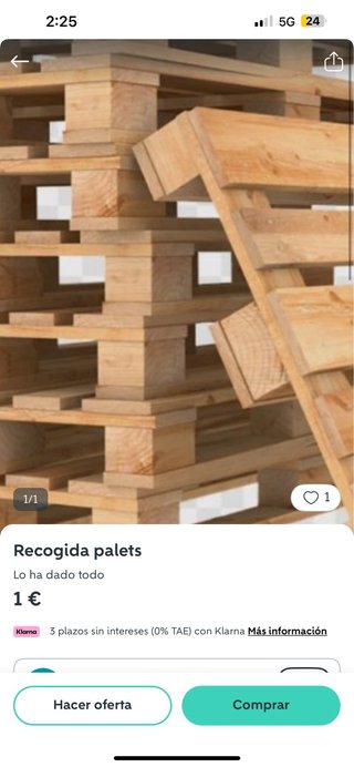 Palets de madera