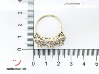 anillo oro 18k con piedra con diamante
