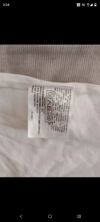 Camiseta Le Coq Sportif Talla XL Blanca