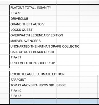 Lote 16 Juegos PS4 (PlayStation 4)
