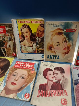 10 novelas PULP , benditos celos, Anita, Mujercita, Corazón dormido, y mas
